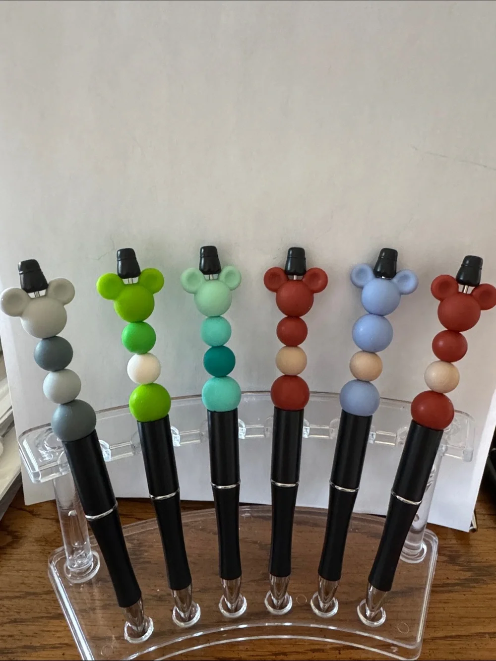 Set of 12 Mickey pens handmade